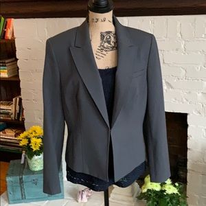 Charcoal gray business jacket